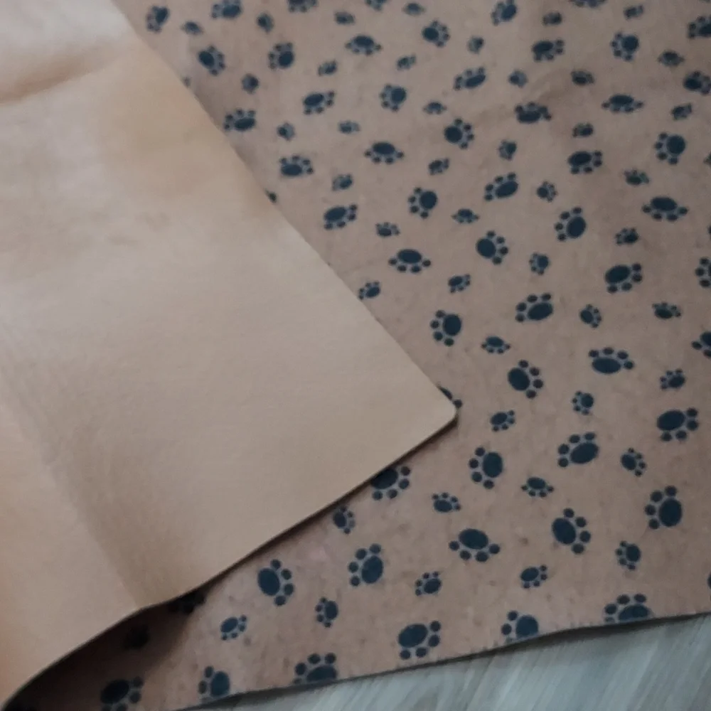 Pet mat, paw print pattern, rubber non-slip bottom